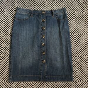 Boden denim pencil skirt -size 8R